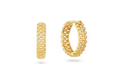 Jackie Ariane Hoops - 14mm - 585