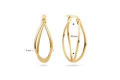 Jackie Maxima Hoops - 20mm - 585
