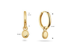 Jackie Amsterdam Earrings - 22mm - 585