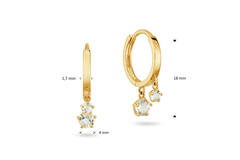 Jackie Alexia Wh.Top Hoops - 18mm - 585