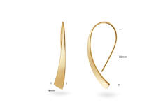 Nyala Earrings - 3cm - 585