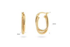 Safari Chic Hoops - 20mm - 585