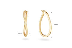Tamboti Hoops - 2,5cm - 585
