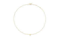 Plain Heart Necklace - 4,7x5mm - 38-40-42cm - 585