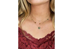 Plain Heart Necklace - 4,7x5mm - 38-40-42cm - 585