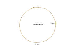Dotted Necklace - 38-40-42cm - 585