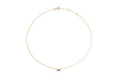Medina Amethyst Necklace - 38-40-42cm - 585