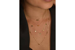 Medina Citrine Necklace - 38-40-42cm - 585