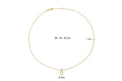 Bonbon Necklace - 6MM - 38-40-42CM - 585