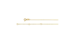 Beaux Arts Necklace - 3x1mm - 45-47,5-50cm - 585
