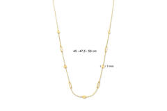 Beaux Arts Necklace - 3x1mm - 45-47,5-50cm - 585