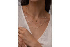 Initial Necklace - 40-42,5-45cm - 585