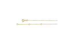 Sunflower Engraving Necklace - 40-42,5-45cm - 585