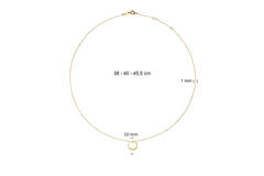 Girare Necklace - 38-40-42cm - 585