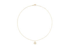Twisted Heart Necklace - 40-42,5-45cm - 585