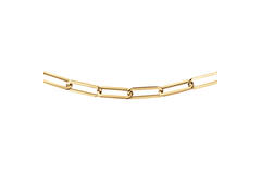 Elegant Boxlink Necklace - 45cm - 585