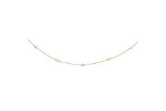 Jackie White Topaz Necklace - 45-47,5-50cm - 585