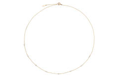 Jackie White Topaz Necklace - 45-47,5-50cm - 585