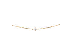 Jackie White Topaz Necklace - 45-47,5-50cm - 585