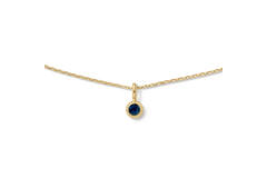 Kirstenbosch London Blue Topaz Necklace - 38-40-42cm - 585