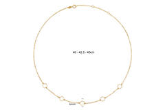 Protea Necklace - 40-42,5-45cm - 585