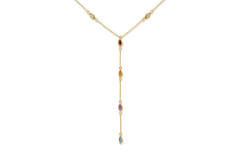 Savanna Gemstone Necklace - 40-42,5-45cm - 585