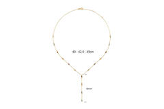 Savanna Gemstone Necklace - 40-42,5-45cm - 585