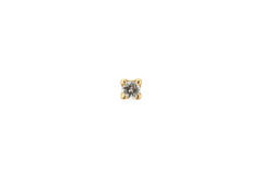 Square White Topaz Piercing - 3mm - 585