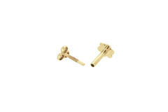 Curve White Topaz Piercing - 6mm - 585