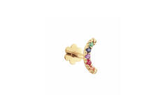 Rainbow Piercing - Citrine, Ruby, Amethyst, Sapphire en Blue Topaz - 10m - 585
