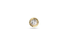 Vintage White Topaz Piercing  - 4mm - 585