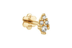Almond White Topaz Piercing - 5mm - 585