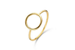 Circle Silhouette Ring - 10.6mm - 585