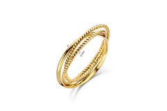 Majorelle Trinity Ring - 3mm - 585
