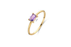 Medina Amathist Ring 3mm 585