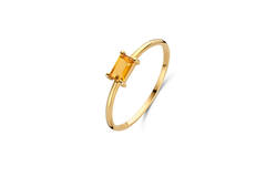 Medina Citrine Ring - 3mm - 585