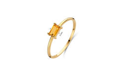 Medina Citrine Ring - 3mm - 585