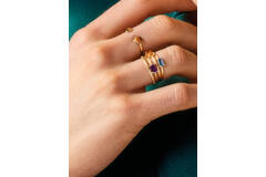 Medina Topaz Ring - 3mm - 585