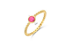 Sorrento Ruby Bubble Ring - 5mm - 585