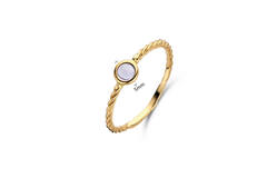 Sorrento Amethyst Twist Ring - 5mm - 585