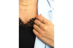 Petit Sablon Ring - 3mm - 585