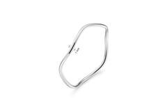 Wavy Ring White Gold - 2mm - 585