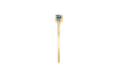 Vintage London Blue Topaz Ring​ - 3mm - 585