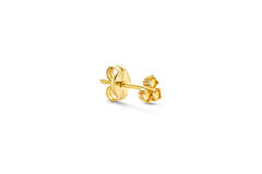 Triangle Citrine Single Stud - 3,7mm - 585