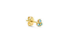 Triangle Topaz Single Stud - 3,7mm - 585