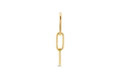 Link Single Earring - 23mm - 585