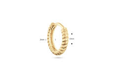 Cap Ferrat Single Hoop  - 10mm - 585