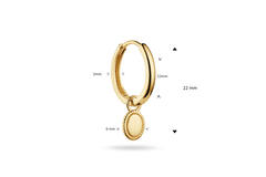 Jackie Amsterdam Single Hoop - 585 - 22mm