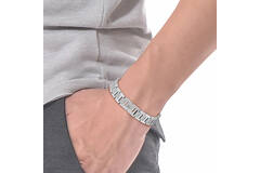  Bracelets à maillons - Acier - 19cm