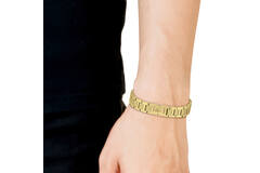  Gliederarmbänder - Stahl - 19cm